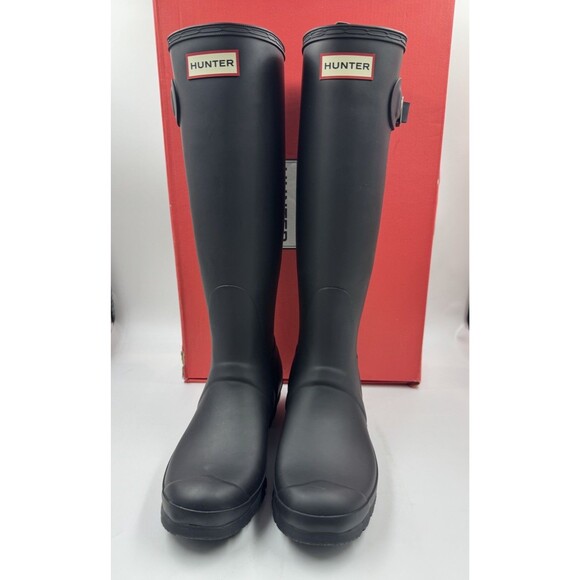 Hunter Original Tour Tall Boot, Black Winter, Rain Boot, Women’s Size 7 - Picture 1 of 16